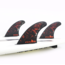 FCS II - Filipe Toledo PC - Black/Red - Thruster - L