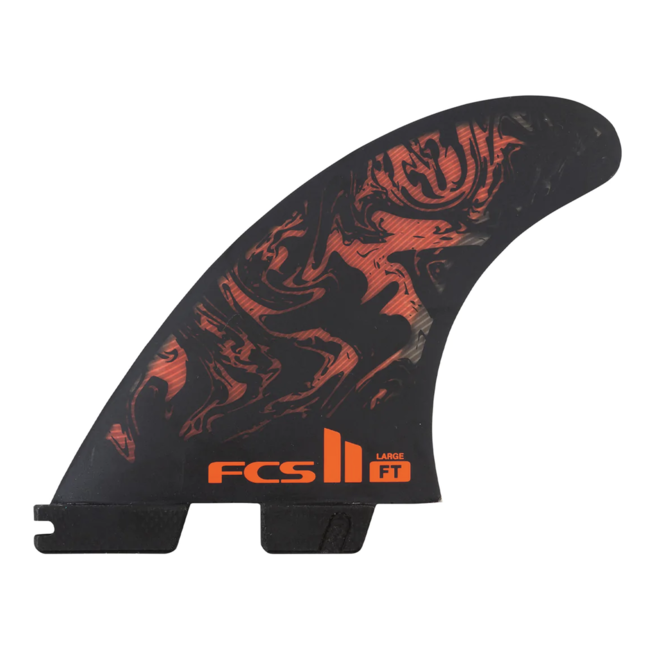 FCS II - Filipe Toledo PC - Black/Red - Thruster - L