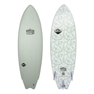 Softech The Triplet - 6'0 - Thruster - Palm