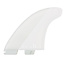 MF Twin + 1 PC - White - Twin fin