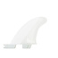 MF Twin + 1 PC - White - Twin fin