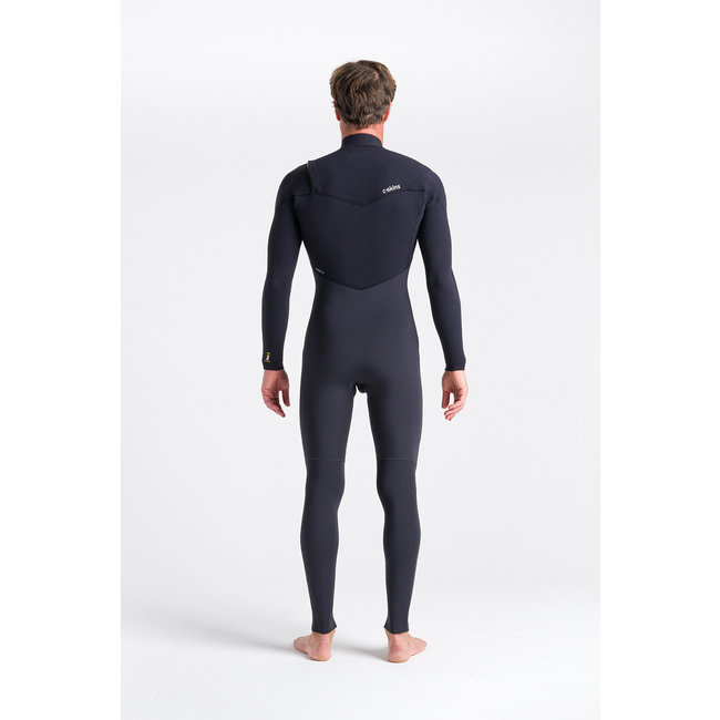 ReWired 4/3 Chest Zip Våtdrakt – Black / Charcoal