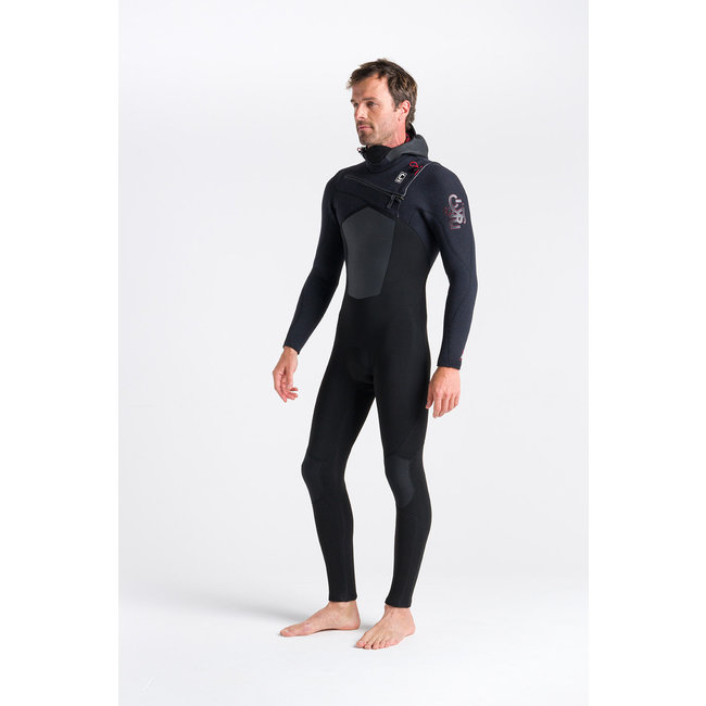 ReWired 6/5 Front Zip Hooded Herre Våtdrakt