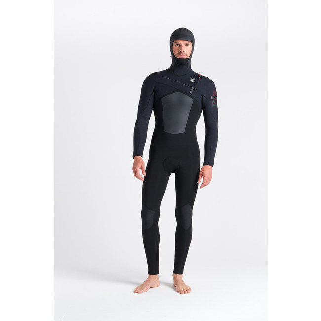 ReWired 6/5 Front Zip Hooded Herre Våtdrakt