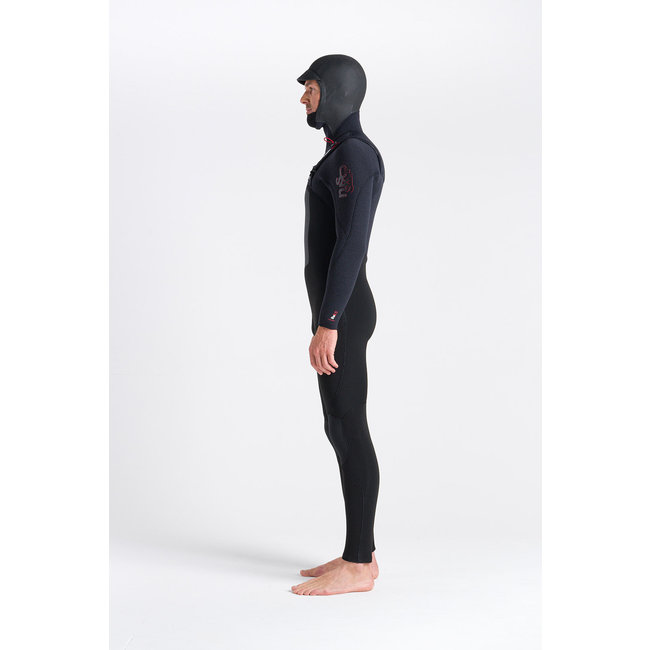 ReWired 6/5 Front Zip Hooded Herre Våtdrakt