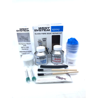 West System Epoxy Glass Fibre Board Repair Kit