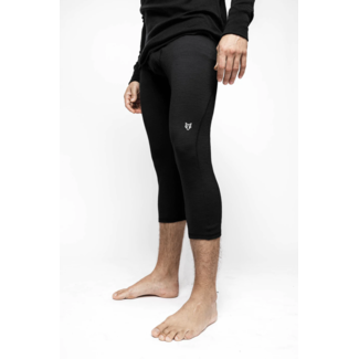 Woolf Merino Roni 3/4 Pant - Black