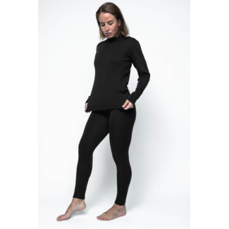 Woolf Merino Snerte LS - Black