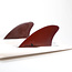 FCS II Retro Keel PG Black Twin Fins