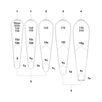 Duotone Windsurfing EVA grip Platinum (2pcs) (SS22-onw)