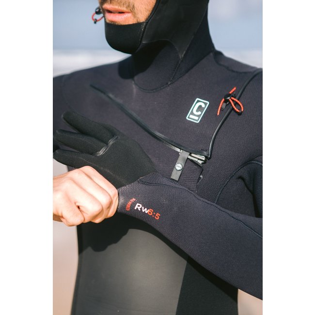 ReWired 6/5 Front Zip Hooded Herre Våtdrakt