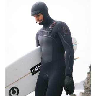 C-Skins Wired+ 6/5 Hooded Front Zip Herre Våtdrakt