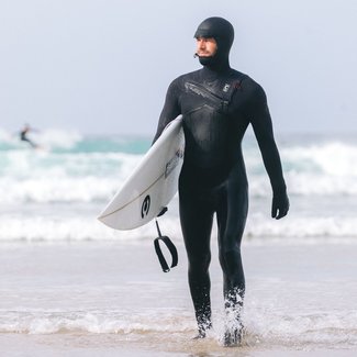 C-Skins ReWired FZ 6/5 Hooded Våtdrakt – Herre Chest Zip