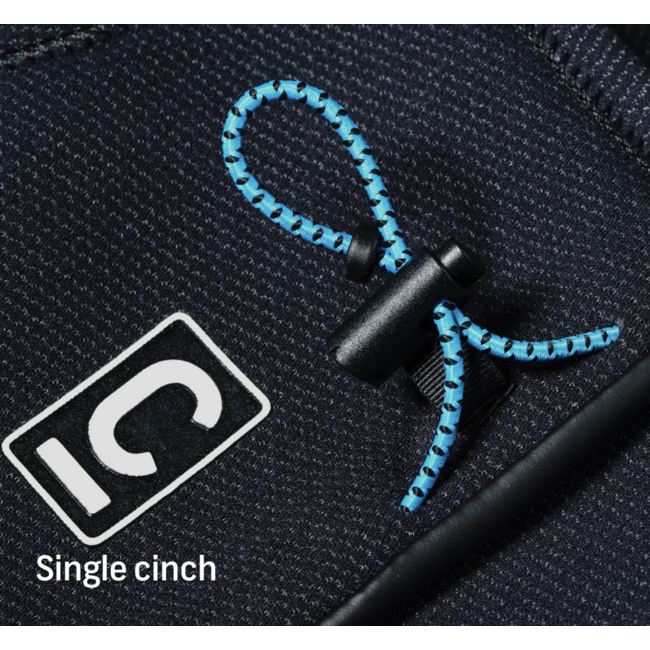 Session 3/2 Mens Chest Zip - Black/Slate Diamond