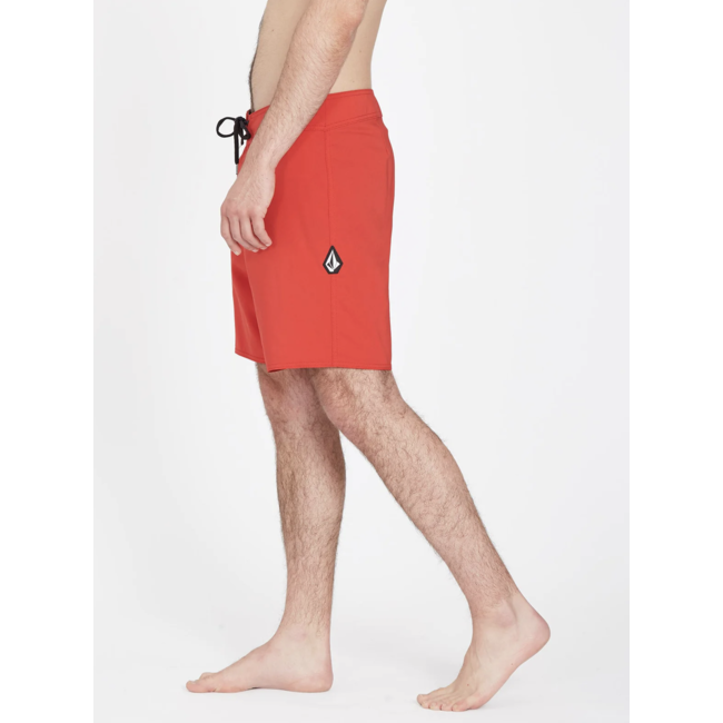 Volcom - Lido Solid Mod 18 Boardshort - Ribbon Red