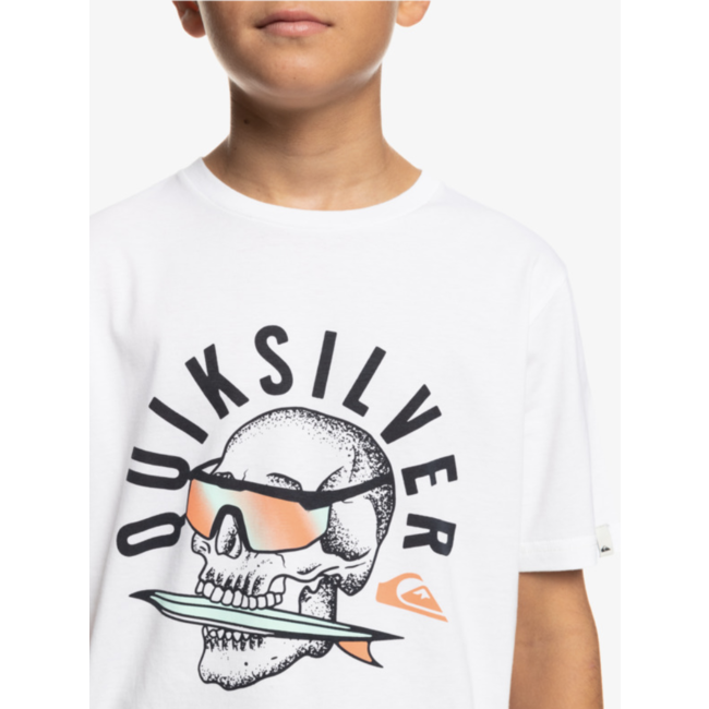 Quiksilver - Rockin Skull SS Youth - White