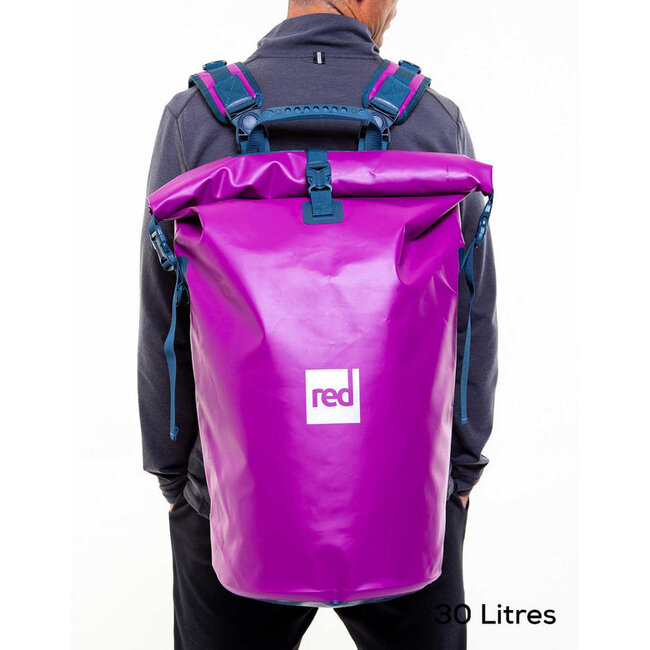RED - Dry Bag 60L Venture Purple - PVC Vanntett Bag