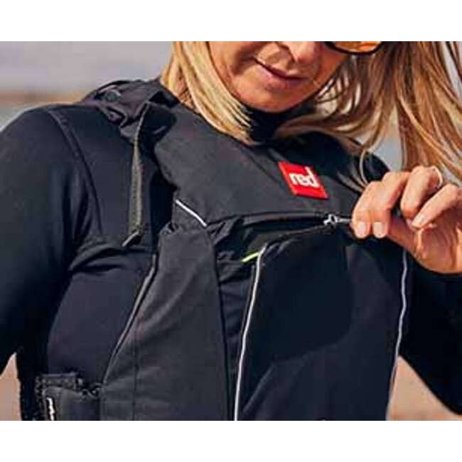 Red - SUP Buoyancy Aid Vest - Black/Red