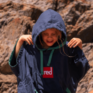 RedPaddleCo Quick Dry Microfibre Changing Robe Kids - Navy