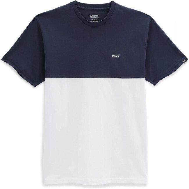 Vans - Colorblock Tee - White/Dress Blue