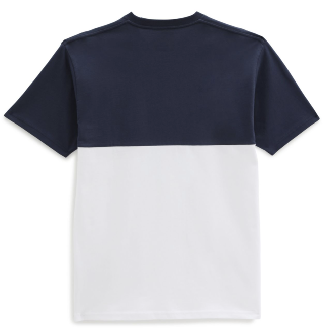 Vans - Colorblock Tee - White/Dress Blue