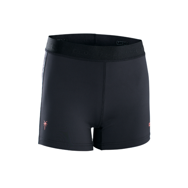Rashguard Shorts Women - Black Flowers