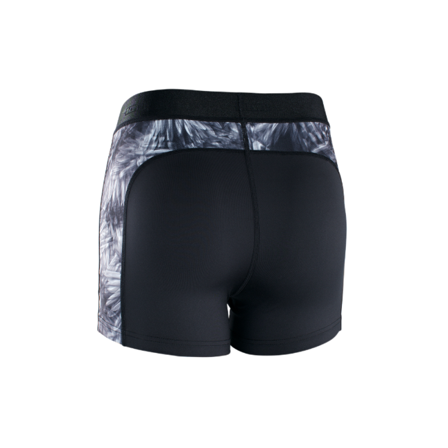 Rashguard Shorts Women - Black Flowers