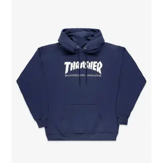 Thrasher Skate Mag Hood Navy - L