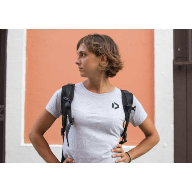 Duotone - Womens Logo Tee - Grey Melange