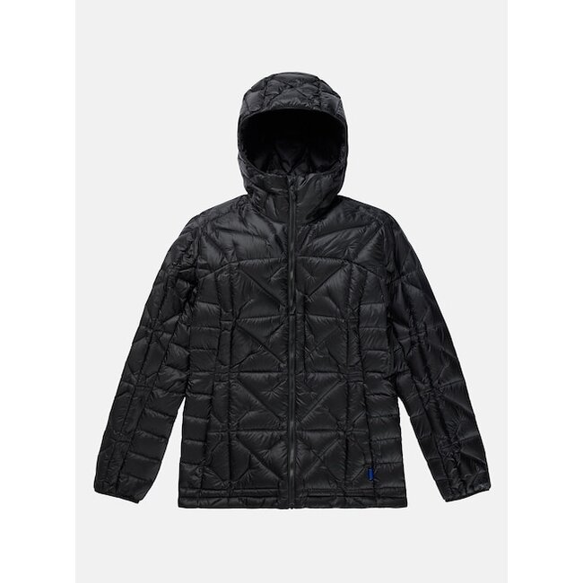 Womens [ak] Baker Hooded Down Jacket - True Black