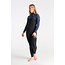 Solace 4mm Chest Zip Våtdrakt Dame – Black/Bluestone Tropical
