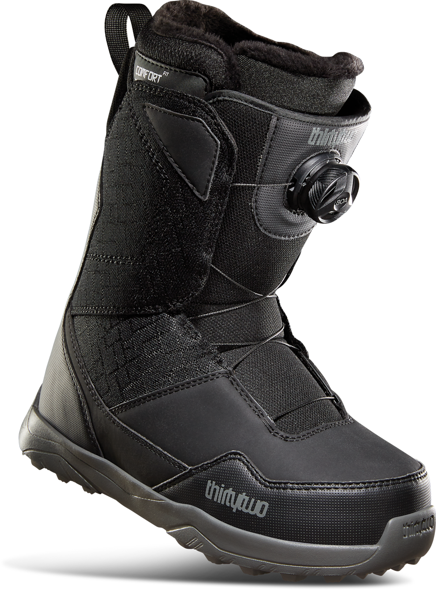 32 Womens Shifty Boa 2024 Black Surfesjappa Hele Surfesjappe