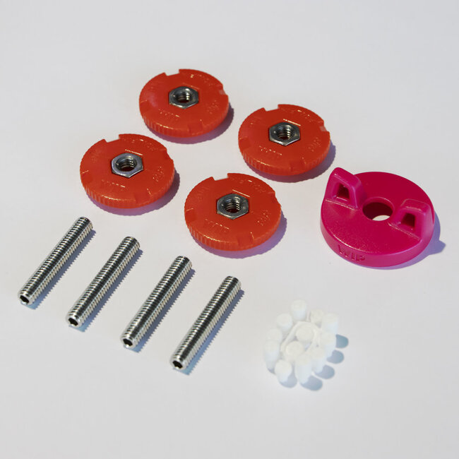 Screwset - FOILFIX 4xM8 bolter m/mutterhjul