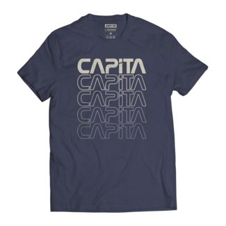 Capita Worm Tee - Washed Navy