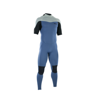 Ion Wetsuits Element 2/2 Front Zip SS Herre Våtdrakt - Cascade Blue