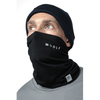 Woolf Merino Tinden Neck Gaiter - Black