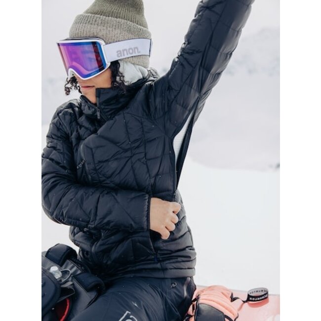 Womens [ak] Baker Hooded Down Jacket - True Black