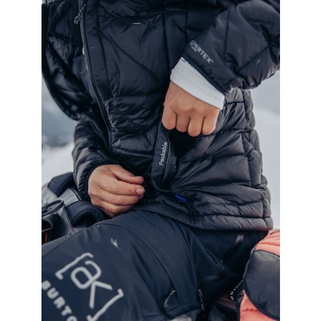 Womens [ak] Baker Hooded Down Jacket - True Black