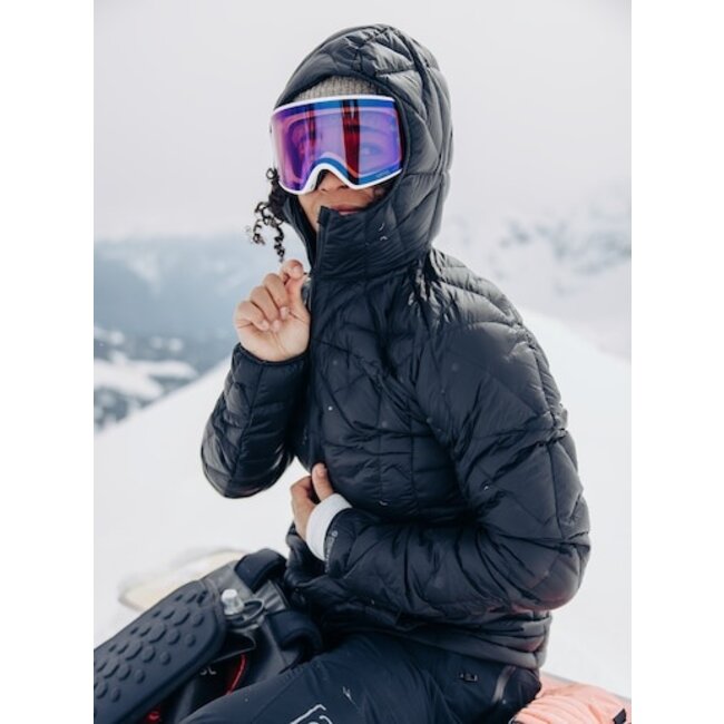 Womens [ak] Baker Hooded Down Jacket - True Black