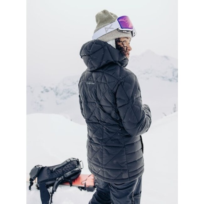 Womens [ak] Baker Hooded Down Jacket - True Black