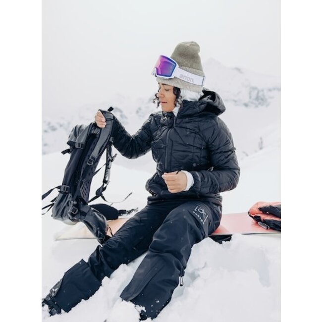 Womens [ak] Baker Hooded Down Jacket - True Black