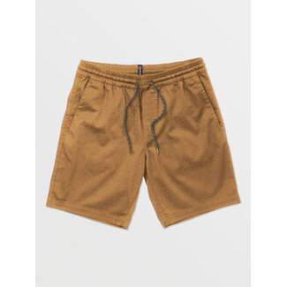 Volcom Frickin Elastic Waist Short 19 - Dark Khaki