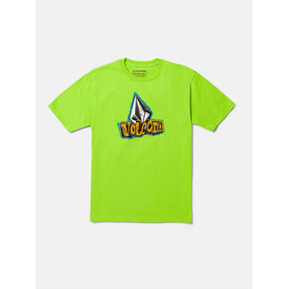 Volcom Sticker Stamp Tee - Electric Green