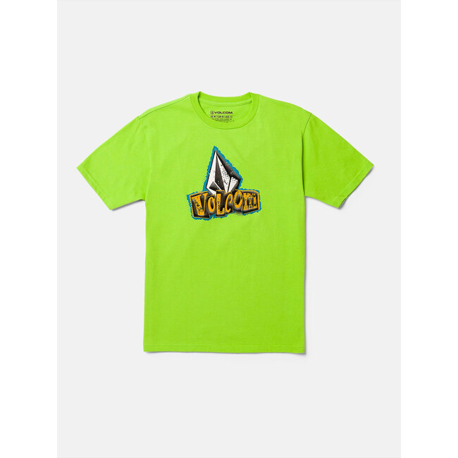 Volcom - Sticker Stamp Tee - Electric Green