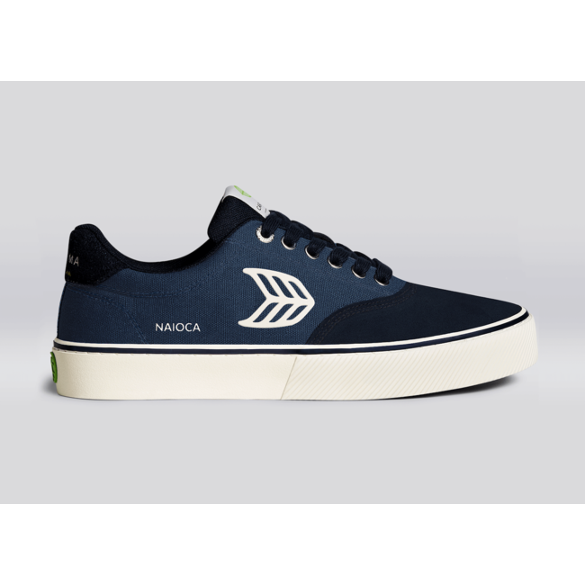 Cariuma - Naioca Pro - Navy Suede/Shadow Blue Canvas/Ivory Logo