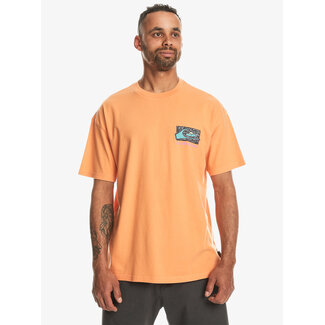 Quiksilver Spin Cycle - Oversized T-Shirt - Tangerine