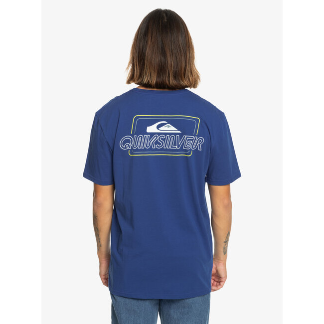 Line By Line - T-Shirt - Monaco Blue