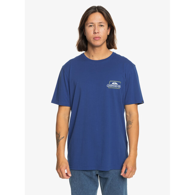 Line By Line - T-Shirt - Monaco Blue