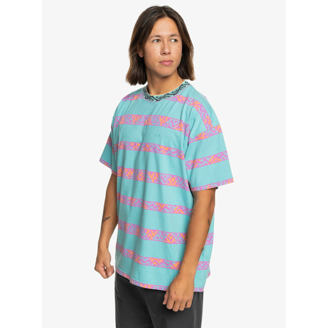 Take Us Back - T-Shirt - Marine Blue Heritage Stripe 64