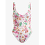 Printed Beach Classics - One-Piece Swimsuit - White